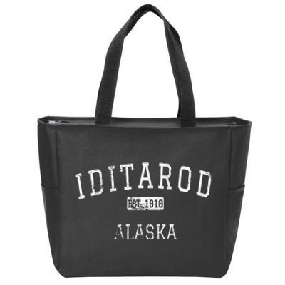 Iditarod Alaska AK Vintage Zip Tote Bag