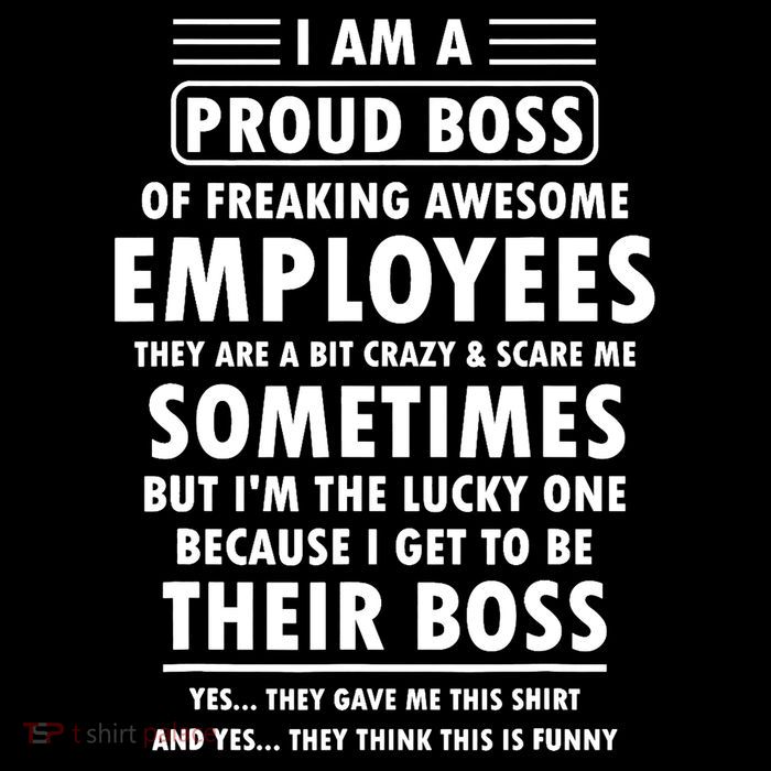 I Am A Proud Boss Of Freaking Awesome Employees Funny Boss 7-Panel Snapback Hat