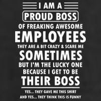 I Am A Proud Boss Of Freaking Awesome Employees Funny Boss 11oz C Handle Ceramic Mug