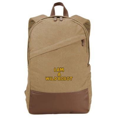 I Am A Wild Robot Cotton Canvas Backpack