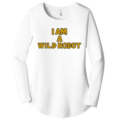 I Am A Wild Robot Women's Perfect Tri Tunic Long Sleeve Shirt