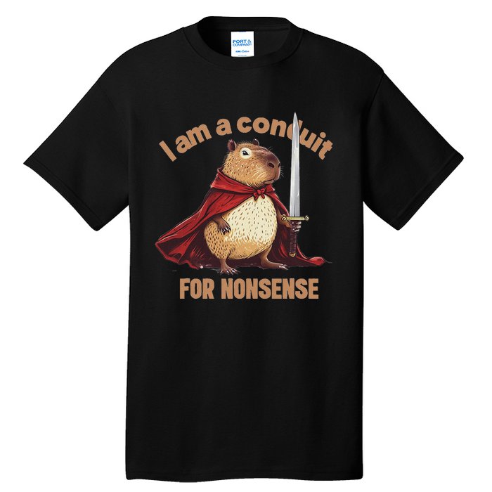 I Am A Conduit For Nonsense Funny Tall T-Shirt