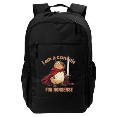 I Am A Conduit For Nonsense Funny Daily Commute Backpack