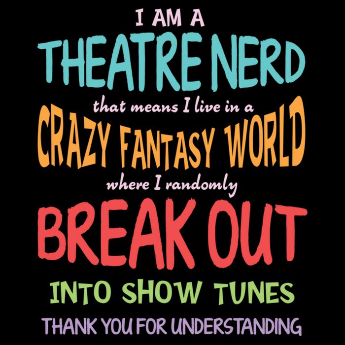 I Am A Theatre Nerd Pun Meaningful Gift Funny Theatre Musical Theater Geek Gift 7-Panel Snapback Hat