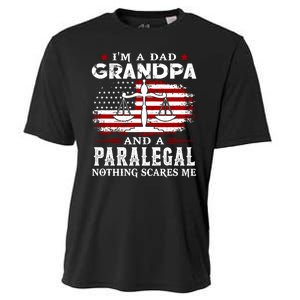 I Am A Dad Granpa And A Paralegal Nothing Scares Me Fathers Day Gift Cooling Performance Crew T-Shirt