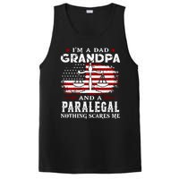 I Am A Dad Granpa And A Paralegal Nothing Scares Me Fathers Day Gift PosiCharge Competitor Tank