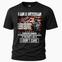 I Am A Veteran If You Don't Like It I Don't Care Performance Shirt