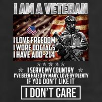 I Am A Veteran If You Don't Like It I Don't Care Trucker Hat