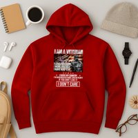 I Am A Veteran If You Don't Like It I Don't Care Hoodie