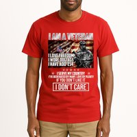 I Am A Veteran If You Don't Like It I Don't Care Tall T-Shirt