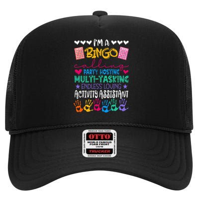 IM Activity Assistant National Activity Professionals Week High Crown Mesh Back Trucker Hat