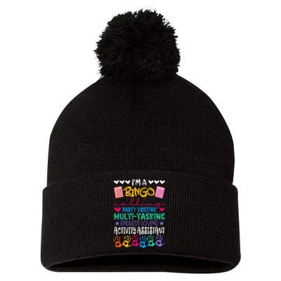 IM Activity Assistant National Activity Professionals Week Pom Pom 12in Knit Beanie