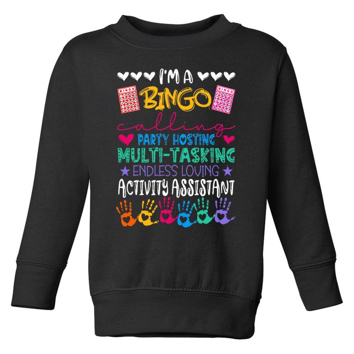 IM Activity Assistant National Activity Professionals Week Toddler Sweatshirt