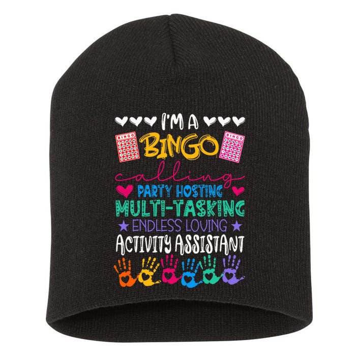 IM Activity Assistant National Activity Professionals Week Short Acrylic Beanie