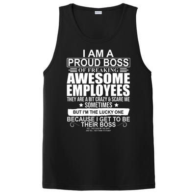 I Am A Proud Of Freaking Awesome Employees Funny Gift PosiCharge Competitor Tank