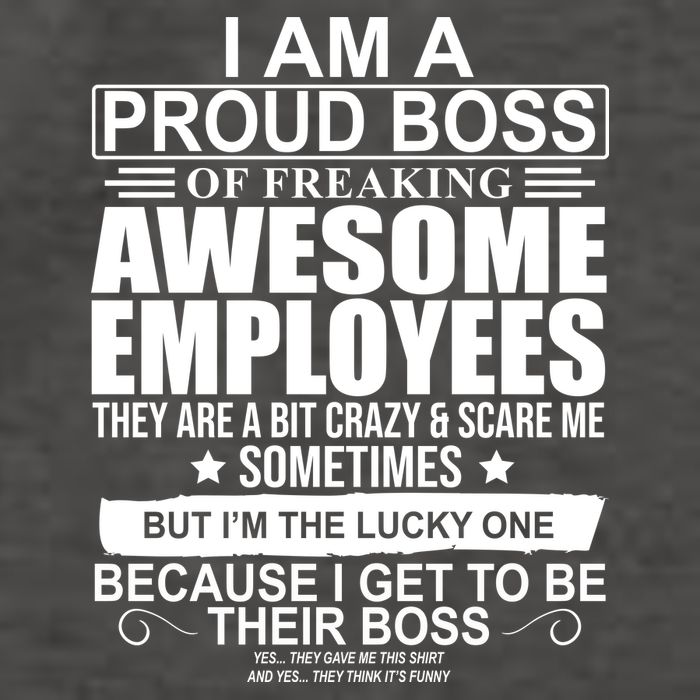 I Am A Proud Of Freaking Awesome Employees Funny Gift Vector Backpack