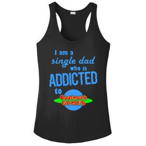 I Am A Single Dad Who Is Addicted To Cool Math Games Ladies PosiCharge Competitor Racerback Tank