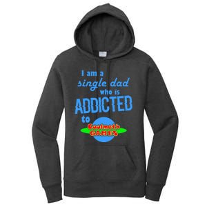 I Am A Single Dad Who Is Addicted To Cool Math Games Women's Pullover Hoodie