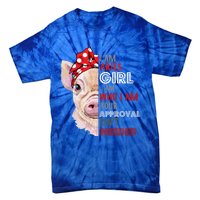 I Am Aries Who Loves Pigs Star Sign Zodiac Gift Tie-Dye T-Shirt