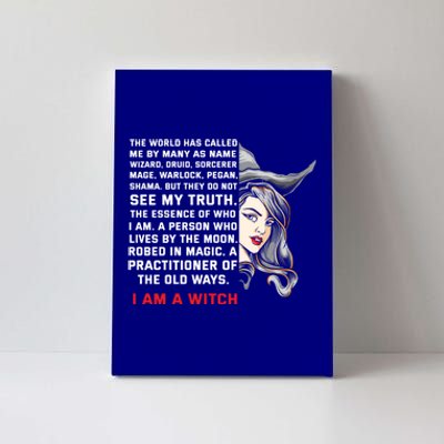 I Am A Witch Ich Bin Eine Witche Gift Canvas