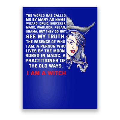 I Am A Witch Ich Bin Eine Witche Gift Poster