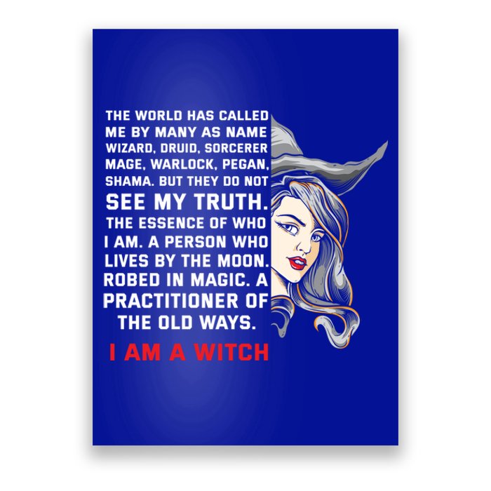 I Am A Witch Ich Bin Eine Witche Gift Poster