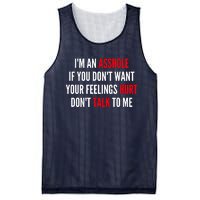 I'm An Asshole If You Don't Want Your Feelings Hurt Don't Talk To Me Mesh Reversible Basketball Jersey Tank