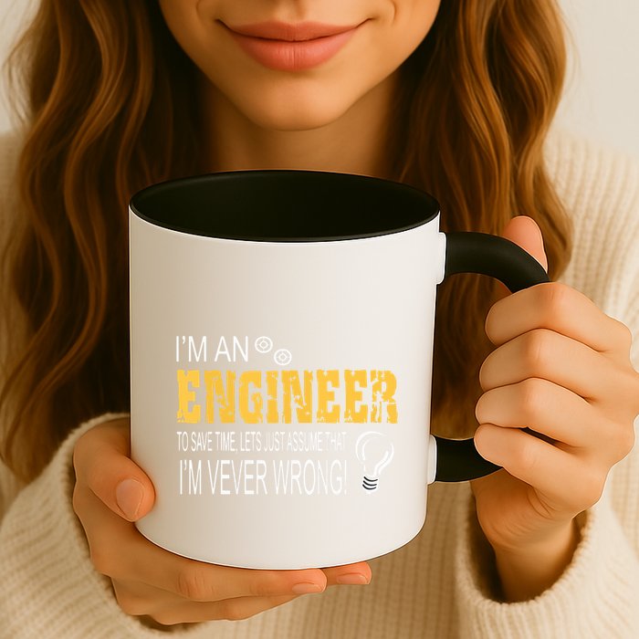 I Am An Engineer To Save Time I'm Always Right Funny Mug