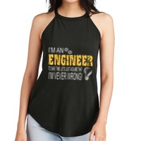 I Am An Engineer To Save Time I'm Always Right Funny Women's Perfect Tri Rocker Tank