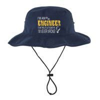 I Am An Engineer To Save Time I'm Always Right Funny Bucket Hat