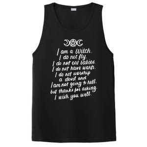 I Am A Witch Pagan Witch Wicca Wiccan Funny Gift Cute Gift PosiCharge Competitor Tank