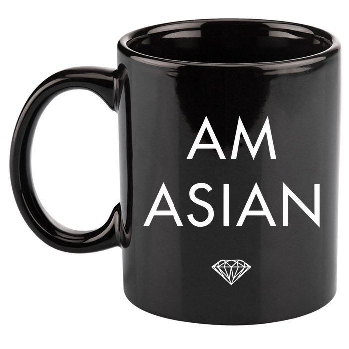 I Am Asian Diamond 11oz C Handle Ceramic Mug