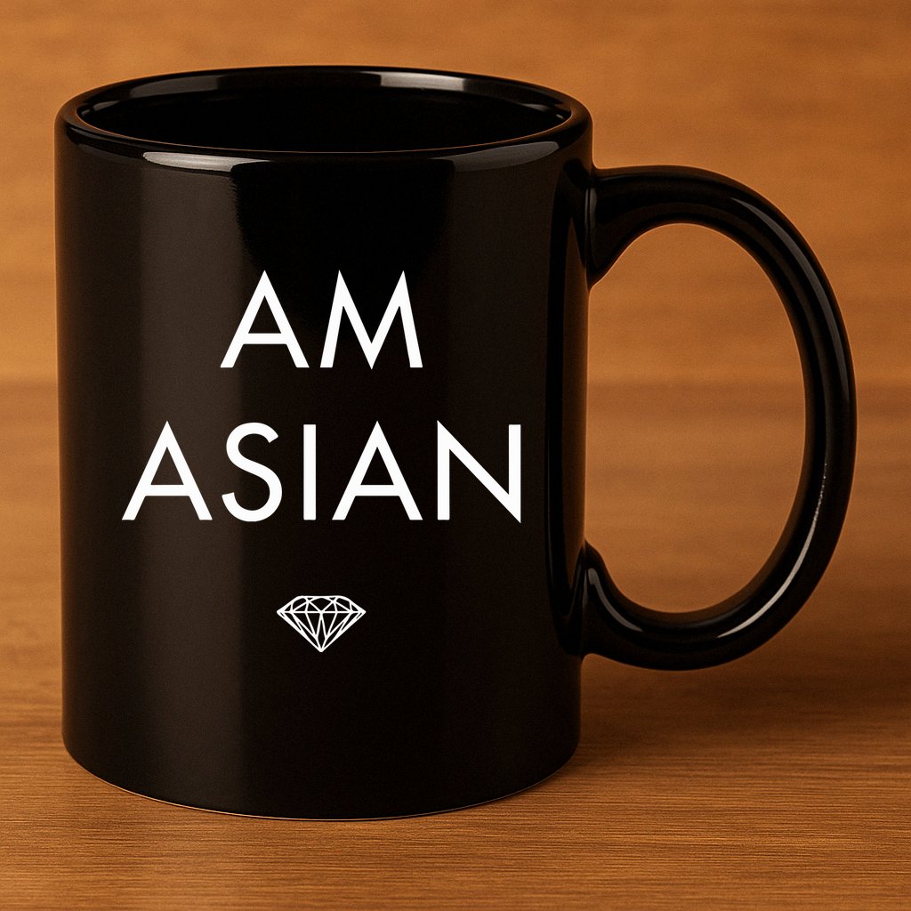 I Am Asian Diamond 11oz C Handle Ceramic Mug