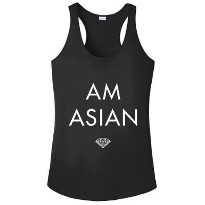 I Am Asian Diamond Ladies PosiCharge Competitor Racerback Tank