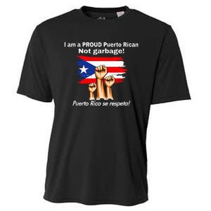 I Am A Proud Puerto Rican Not Garbage Puerto Rico Se Respeta Cooling Performance Crew T-Shirt