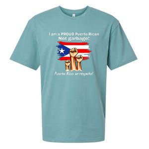 I Am A Proud Puerto Rican Not Garbage Puerto Rico Se Respeta Sueded Cloud Jersey T-Shirt