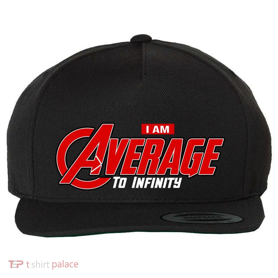 I Am Average To Infinity Wool Snapback Cap