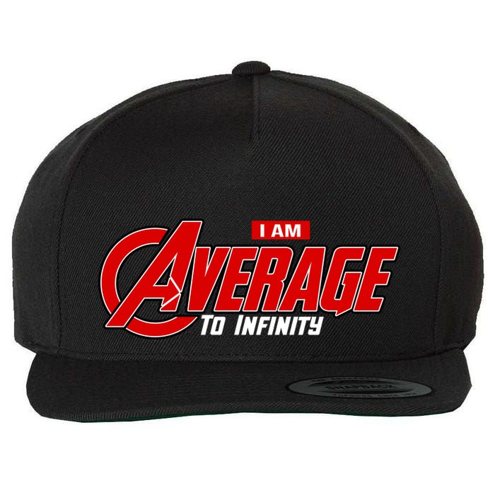 I Am Average To Infinity Wool Snapback Cap