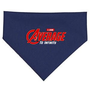 I Am Average To Infinity USA-Made Doggie Bandana