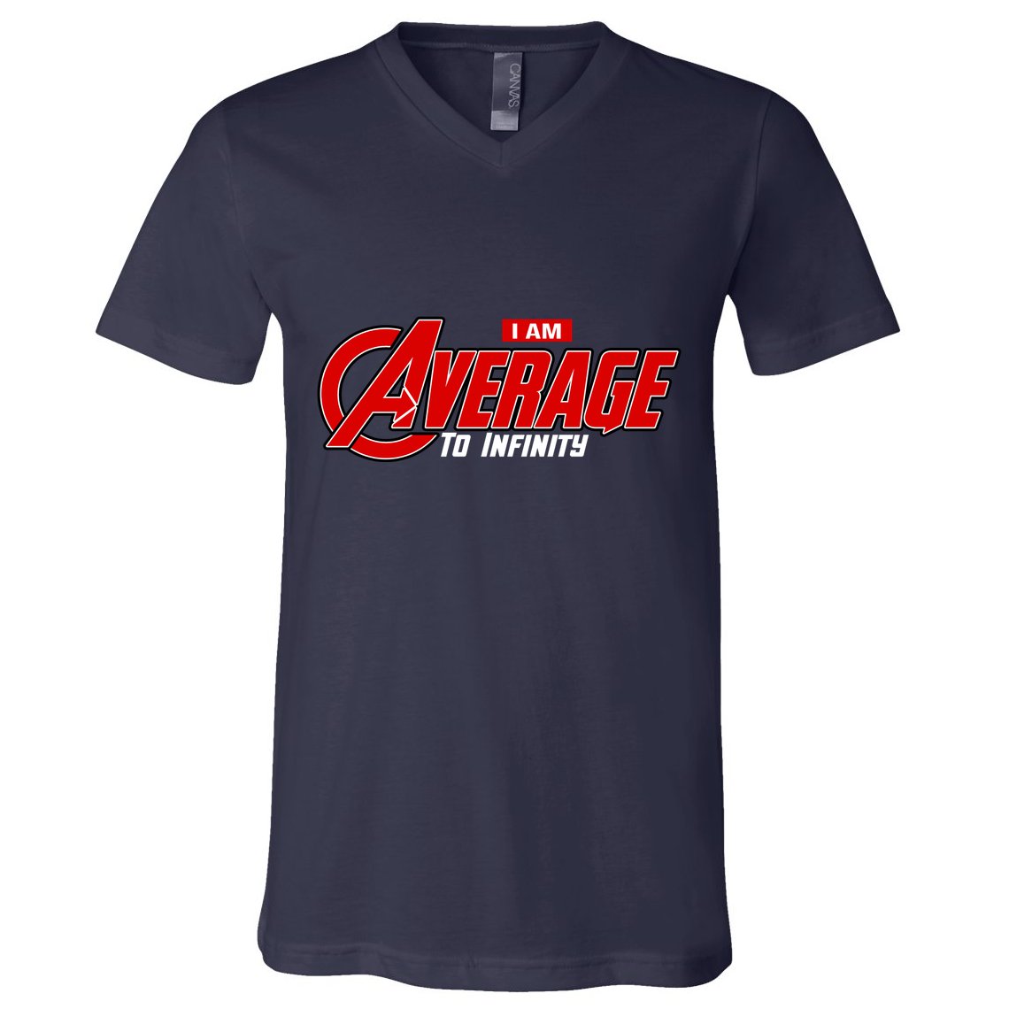 I Am Average To Infinity V-Neck T-Shirt
