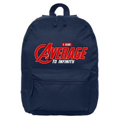 I Am Average To Infinity 16 in Basic Backpack