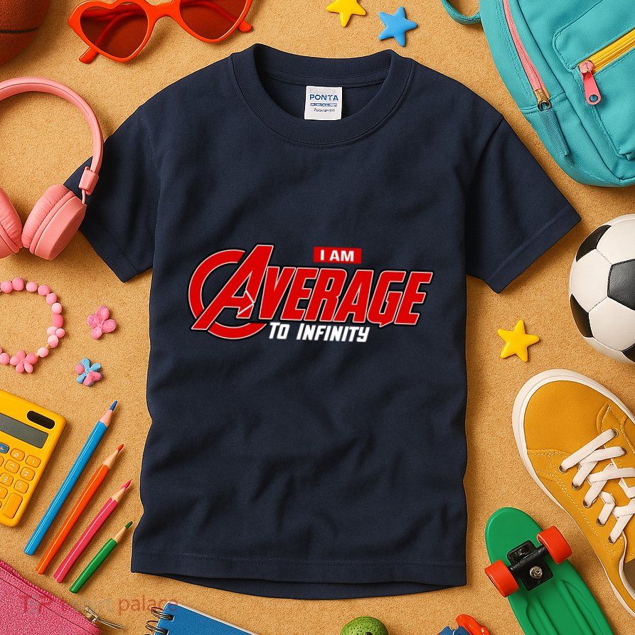 I Am Average To Infinity Kids T-Shirt