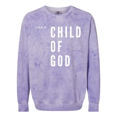 I Am A Of God Gift Colorblast Crewneck Sweatshirt