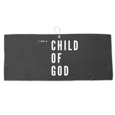 I Am A Of God Gift Large Microfiber Waffle Golf Towel