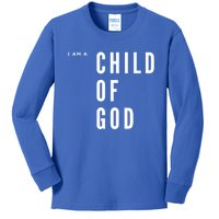 I Am A Of God Gift Kids Long Sleeve Shirt