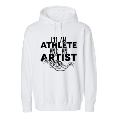 I’m An Athlete And An Artist National Tap Dance Day Cool Gift Garment-Dyed Fleece Hoodie