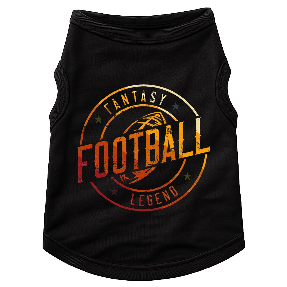 I Am A Fantasy Football Legend Retro Fantasy Football Doggie Tank