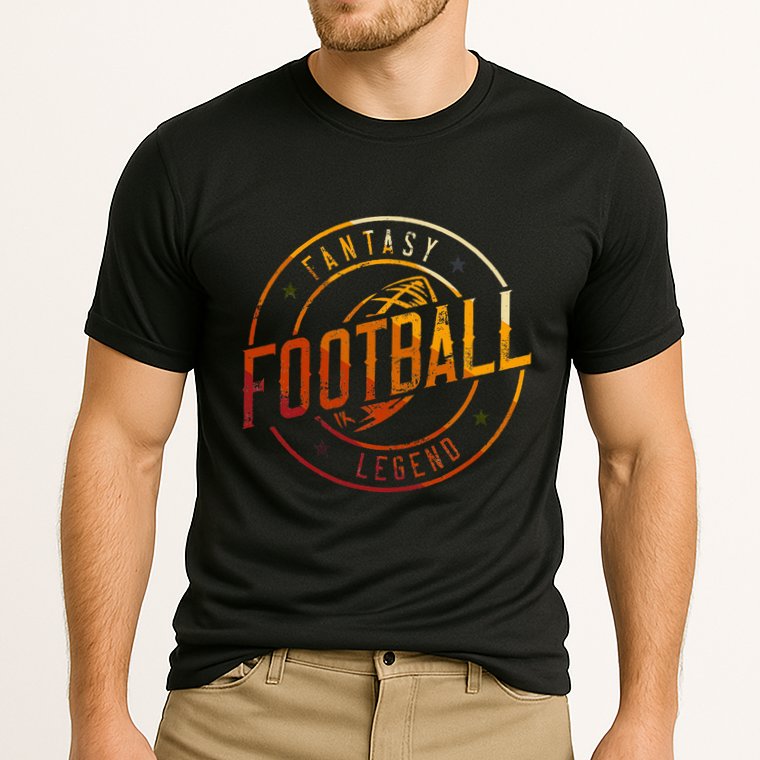 I Am A Fantasy Football Legend Retro Fantasy Football Cooling Performance Crew T-Shirt