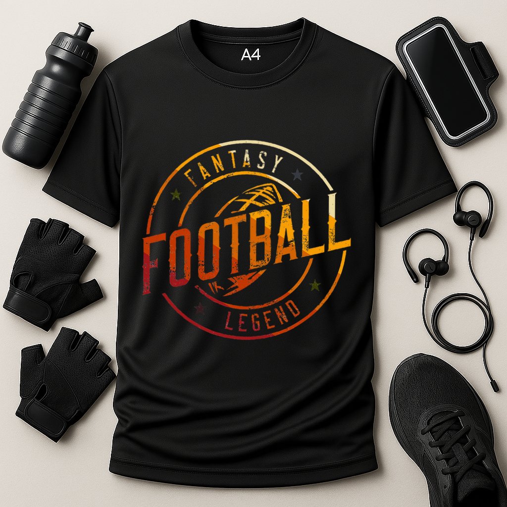 I Am A Fantasy Football Legend Retro Fantasy Football Cooling Performance Crew T-Shirt