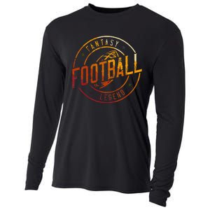 I Am A Fantasy Football Legend Retro Fantasy Football Cooling Performance Long Sleeve Crew